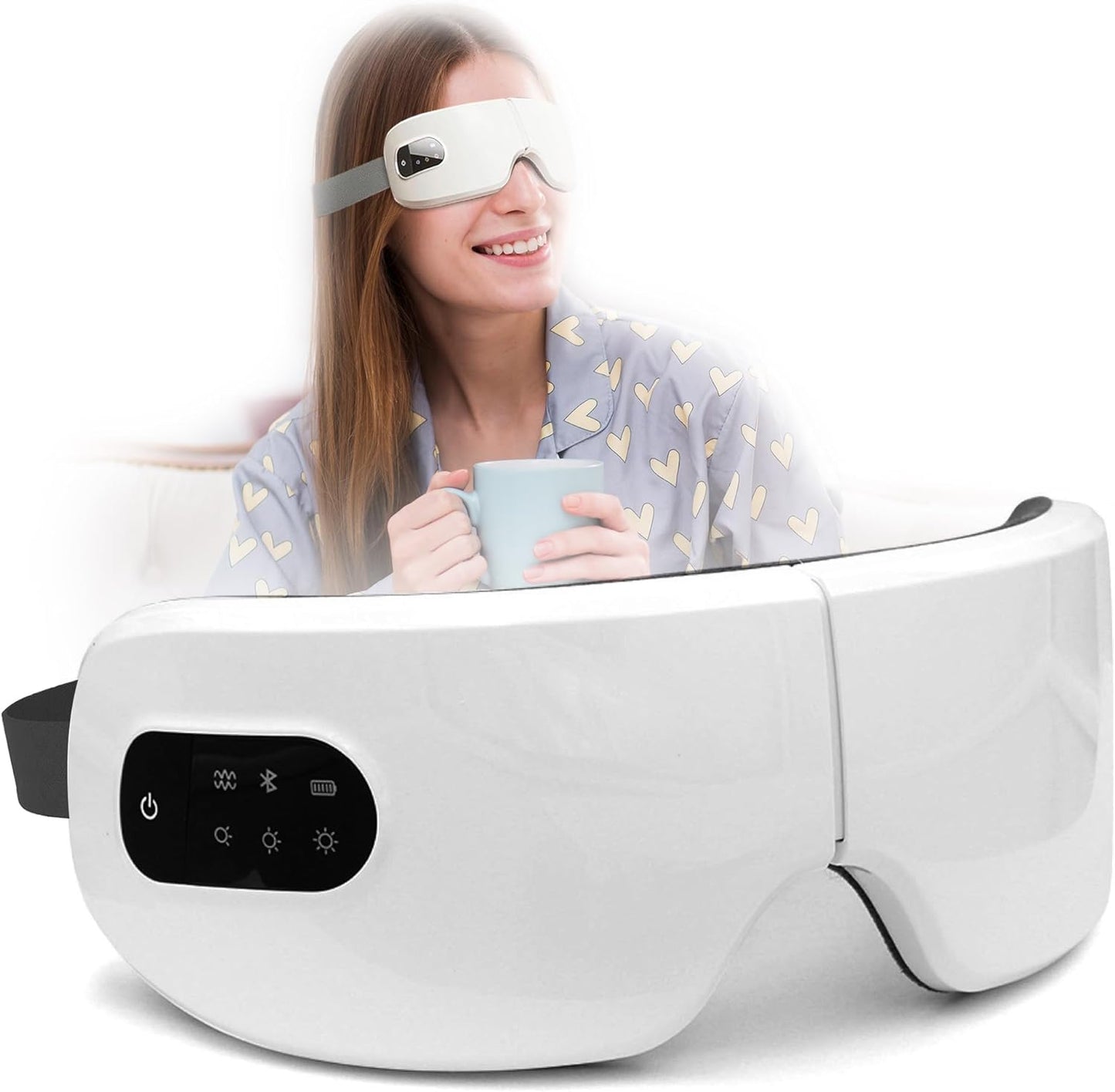 hiBOD Folding Heat Compression Eye Massager
