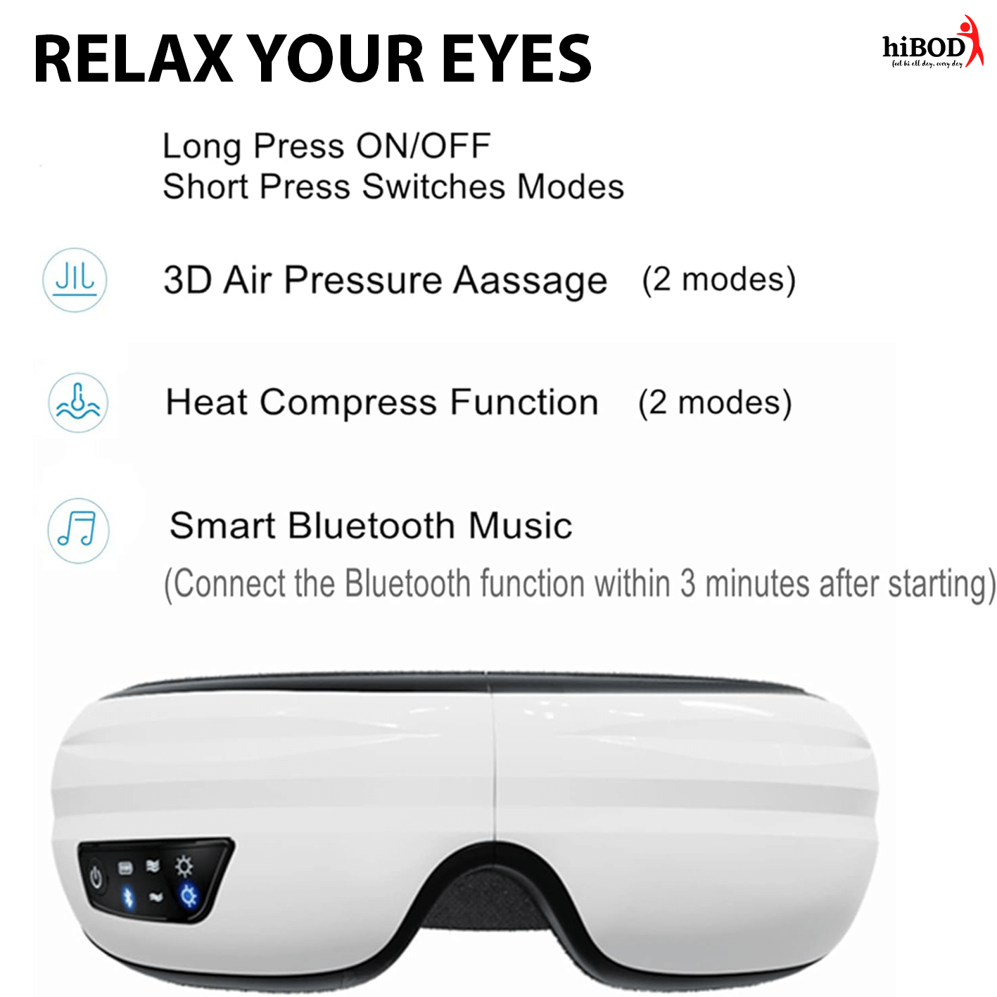 hiBOD Intelligent Eye Massager