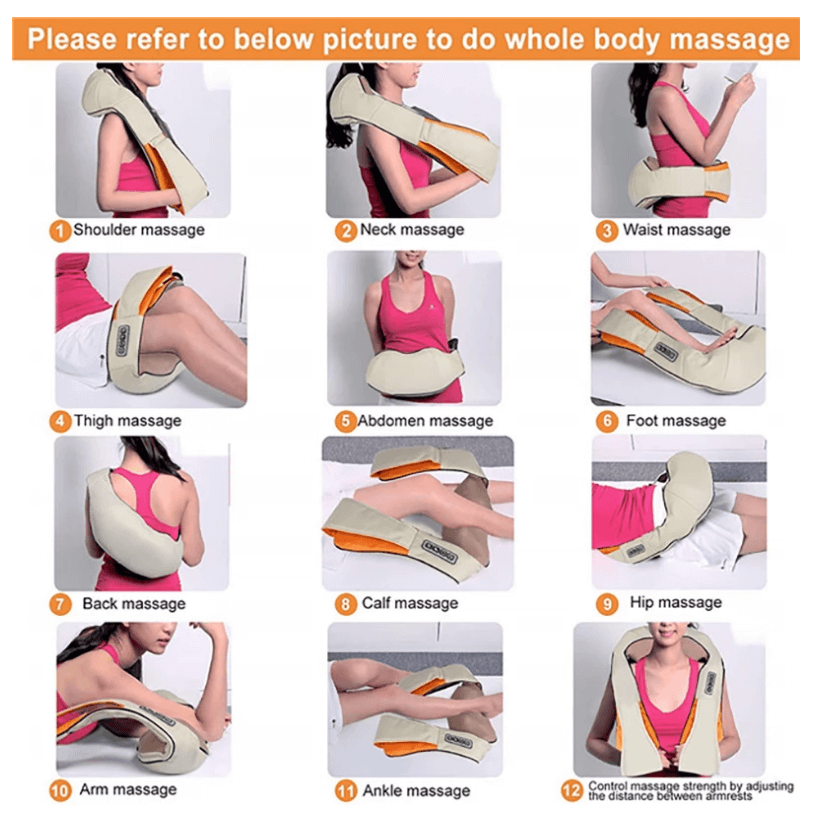 hiBOD Shiatsu Neck Shoulder & Body Massager