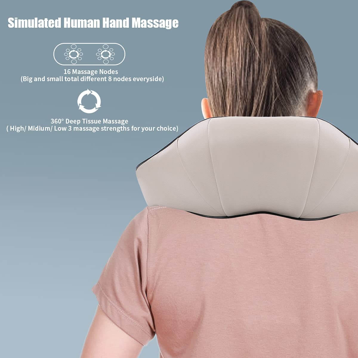 hiBOD Shiatsu Neck Shoulder & Body Massager