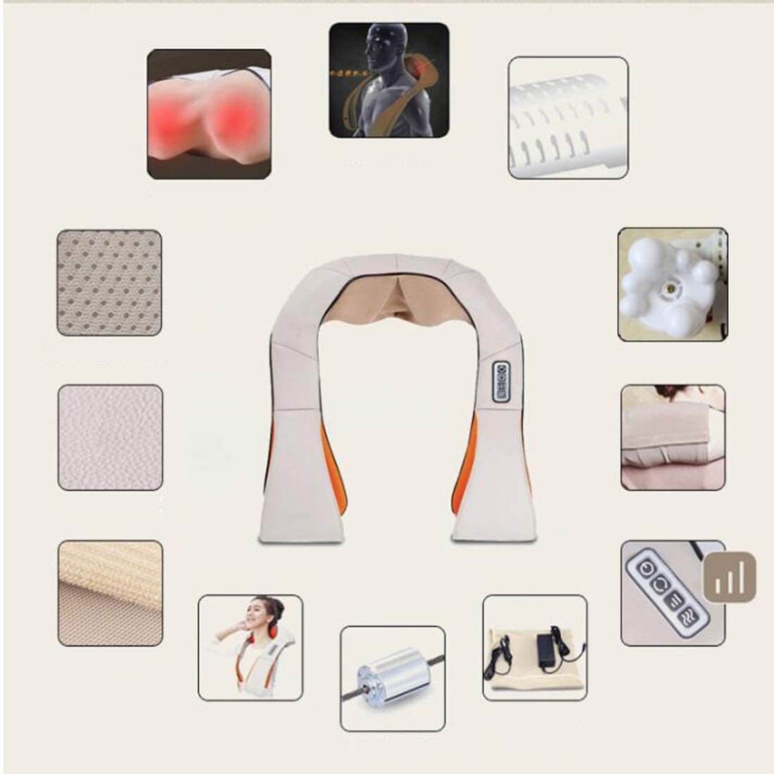 hiBOD Shiatsu Neck Shoulder & Body Massager