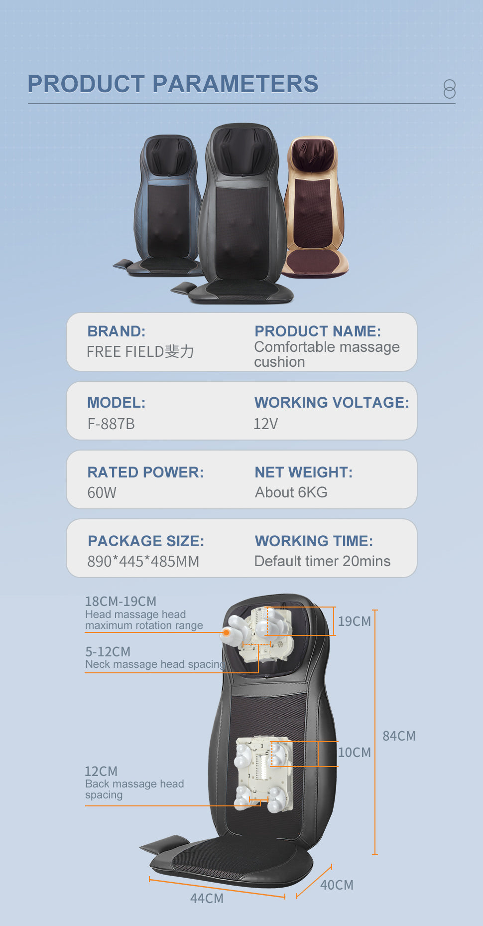 hiBOD Shiatsu Back & Neck Massager